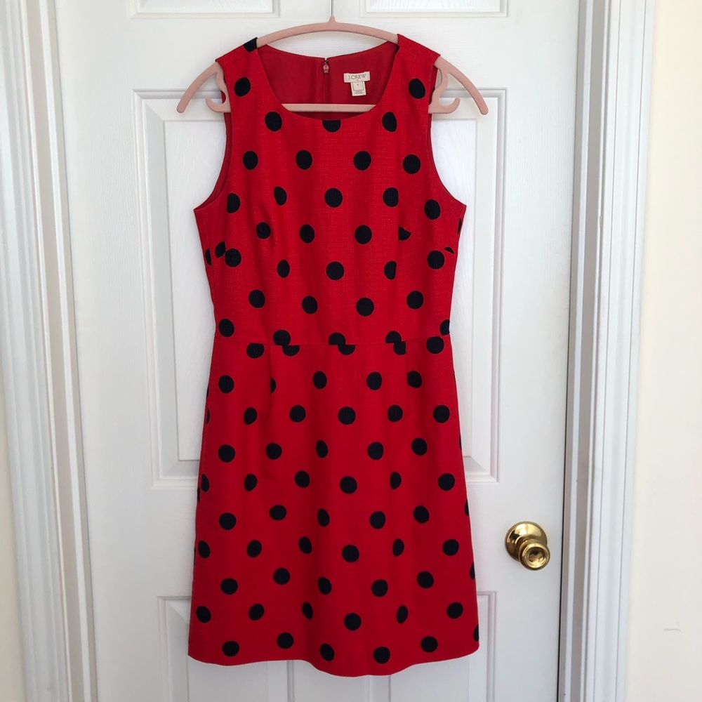 J. Crew polka dot dress 4